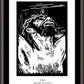 Wall Frame Espresso, Matted - Scriptural Stations of the Cross 13 - Jesus Dies on the Cross by J. Lonneman