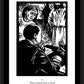 Wall Frame Black, Matted - Scriptural Stations of the Cross 05 - Pilot Condemns Jesus to Death by J. Lonneman