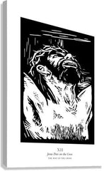 Canvas Print - Traditional Stations of the Cross 12 - Jesus Dies on the Cross by J. Lonneman