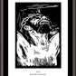 Wall Frame Espresso, Matted - Traditional Stations of the Cross 12 - Jesus Dies on the Cross by J. Lonneman