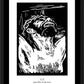 Wall Frame Black, Matted - Traditional Stations of the Cross 12 - Jesus Dies on the Cross by J. Lonneman