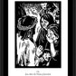 Wall Frame Black, Matted - Scriptural Stations of the Cross 09 - Jesus Meets the Women of Jerusalem by Julie Lonneman - Trinity Stores