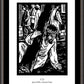 Wall Frame Espresso, Matted - Traditional Stations of the Cross 07 - Jesus Falls a Second Time by J. Lonneman