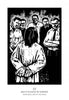 Acrylic Print - Scriptural Stations of the Cross 03 - Jesus is Accused by the Sanhedrin by Julie Lonneman - Trinity Stores