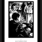 Wall Frame Black, Matted - Traditional Stations of the Cross 01 - Jesus is Condemned to Death by J. Lonneman