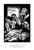 Acrylic Print - Traditional Stations of the Cross 14 - The Body of Jesus is Laid in the Tomb by Julie Lonneman - Trinity Stores