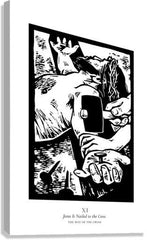 Canvas Print - Traditional Stations of the Cross 11 - Jesus is Nailed to the Cross by J. Lonneman