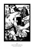 Acrylic Print - Traditional Stations of the Cross 11 - Jesus is Nailed to the Cross by Julie Lonneman - Trinity Stores