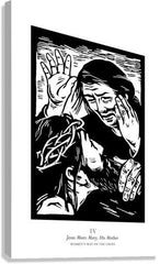Canvas Print - Women's Stations of the Cross 04 - Jesus Meets Mary, His Mother by J. Lonneman