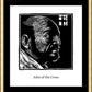 Wall Frame Gold, Matted - St. John of the Cross by Julie Lonneman - Trinity Stores