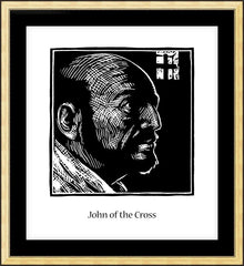 Wall Frame Gold - St. John of the Cross by J. Lonneman