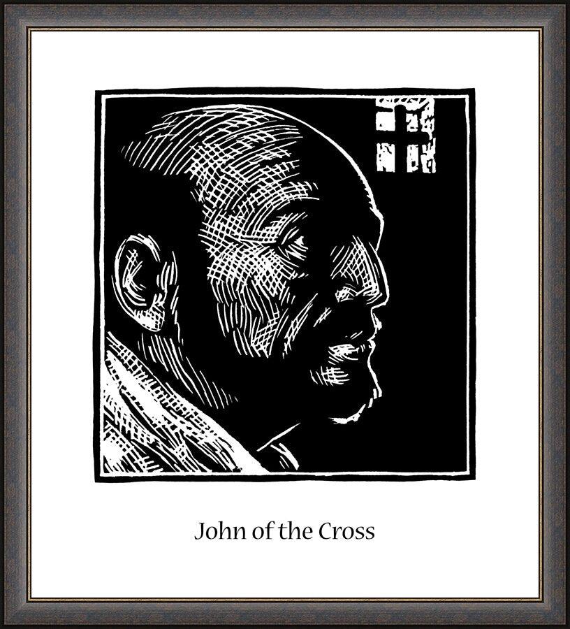 Wall Frame Espresso - St. John of the Cross by J. Lonneman