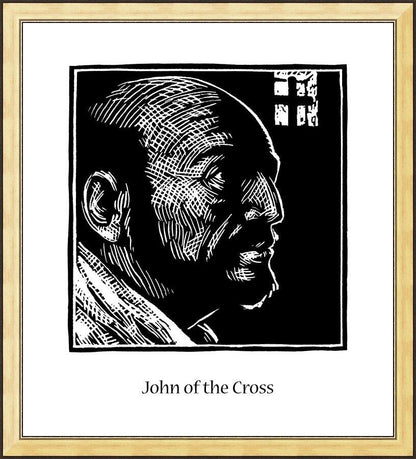 Wall Frame Gold - St. John of the Cross by Julie Lonneman - Trinity Stores