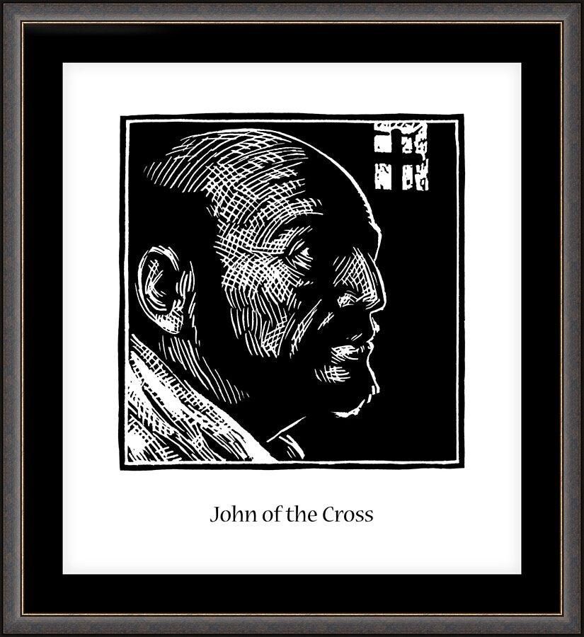 Wall Frame Espresso, Matted - St. John of the Cross by J. Lonneman