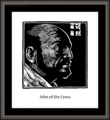 Wall Frame Espresso - St. John of the Cross by J. Lonneman