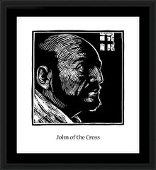 Wall Frame Black - St. John of the Cross by J. Lonneman