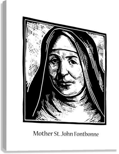 Canvas Print - Mother St. John Fontbonne by J. Lonneman
