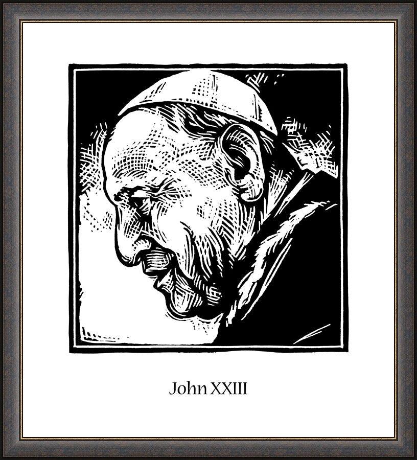 Wall Frame Espresso - St. John XXIII by Julie Lonneman - Trinity Stores