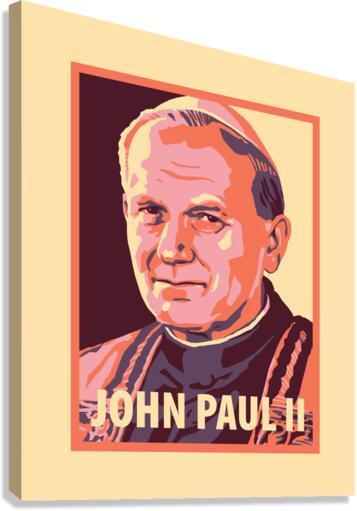 Canvas Print - St. John Paul II by J. Lonneman