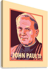Canvas Print - St. John Paul II by J. Lonneman