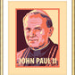 Wall Frame Gold, Matted - St. John Paul II by Julie Lonneman - Trinity Stores
