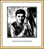 Wall Frame Gold - St. José Luis Sánchez del Río by J. Lonneman