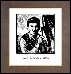 Wood Plaque Premium - St. José Luis Sánchez del Río by J. Lonneman
