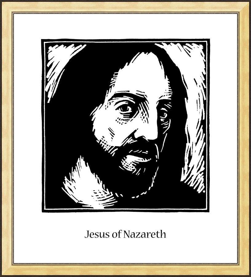 Wall Frame Gold - Jesus by Julie Lonneman - Trinity Stores