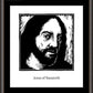 Wall Frame Espresso, Matted - Jesus by Julie Lonneman - Trinity Stores