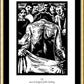 Wall Frame Gold, Matted - Women's Stations of the Cross 09 - Jesus is Stripped of His Clothing by J. Lonneman