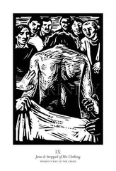 Metal Print - Women's Stations of the Cross 09 - Jesus is Stripped of His Clothing by J. Lonneman