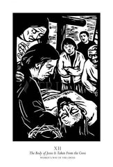 Acrylic Print - Women's Stations of the Cross 12 - The Body of Jesus is Taken From the Cross by J. Lonneman