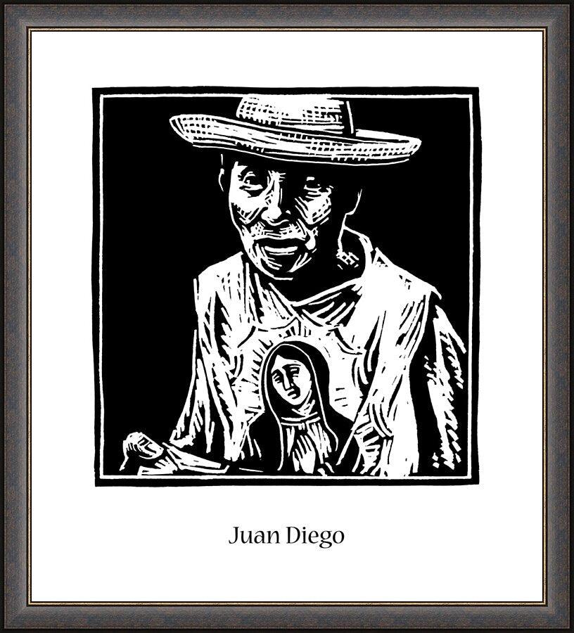 Wall Frame Espresso - St. Juan Diego by J. Lonneman