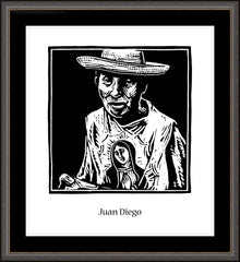 Wall Frame Espresso - St. Juan Diego by J. Lonneman