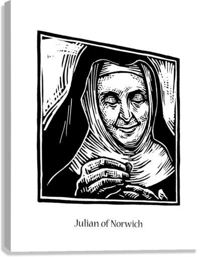 Canvas Print - Julian of Norwich by J. Lonneman