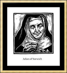 Wall Frame Gold - Julian of Norwich by J. Lonneman