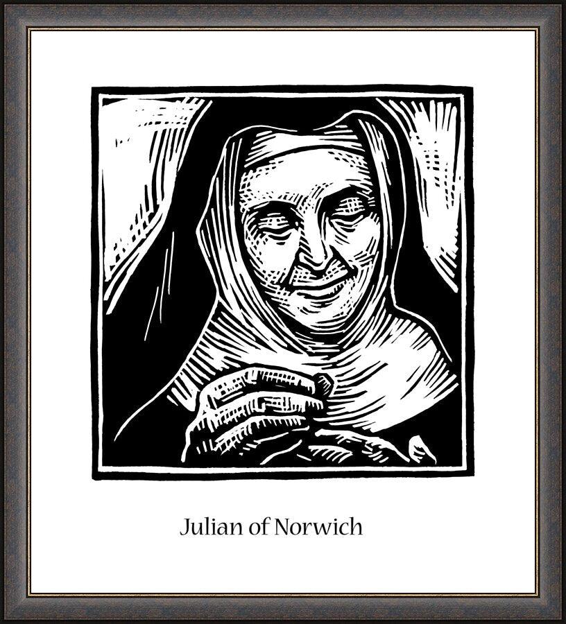 Wall Frame Espresso - Julian of Norwich by J. Lonneman