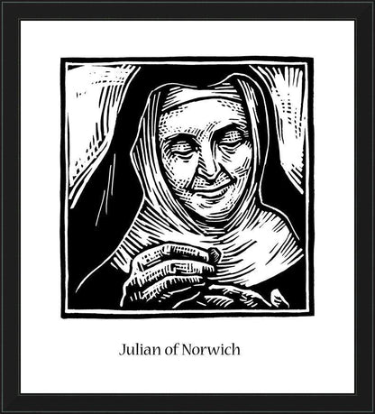 Wall Frame Black - Julian of Norwich by J. Lonneman
