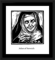 Wall Frame Black - Julian of Norwich by J. Lonneman