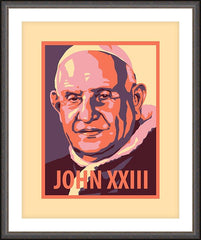 Wall Frame Espresso - St. John XXIII by J. Lonneman