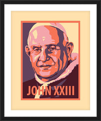 Wall Frame Black - St. John XXIII by J. Lonneman