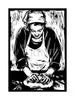 Metal Print - Kneading Dough by Julie Lonneman - Trinity Stores