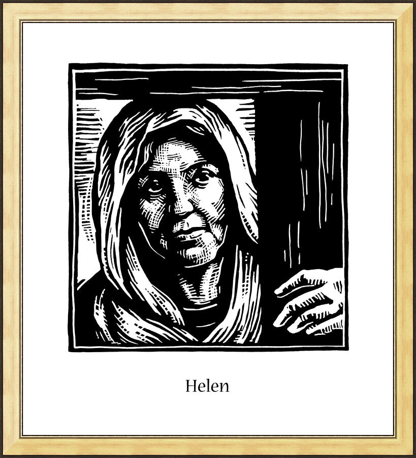 Wall Frame Gold - St. Helen by J. Lonneman