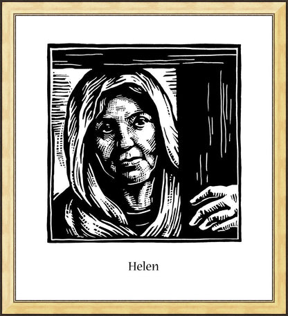 Wall Frame Gold - St. Helen by J. Lonneman
