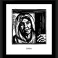 Wall Frame Black, Matted - St. Helen by J. Lonneman