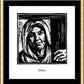 Wall Frame Gold, Matted - St. Helen by J. Lonneman