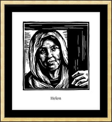 Wall Frame Gold - St. Helen by J. Lonneman