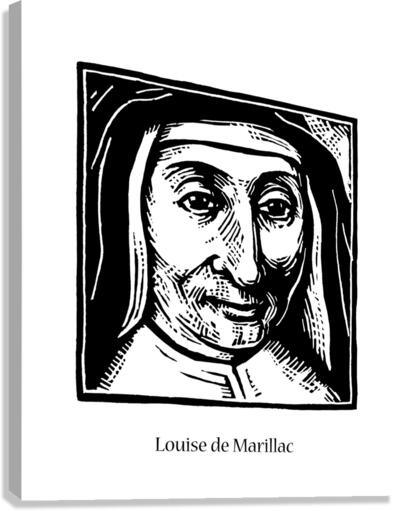Canvas Print - St. Louise de Marillac by J. Lonneman