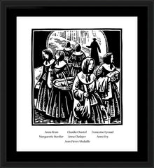 Wall Frame Black - Founders of the Srs. of St. Joseph by J. Lonneman