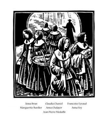 Metal Print - Founders of the Srs. of St. Joseph by J. Lonneman